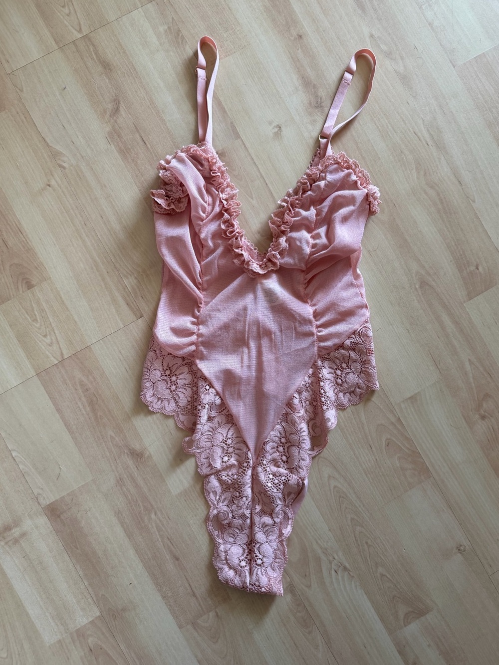 We Are HaH Deeply Yours Mesh Bodysuit | Copper Rosé